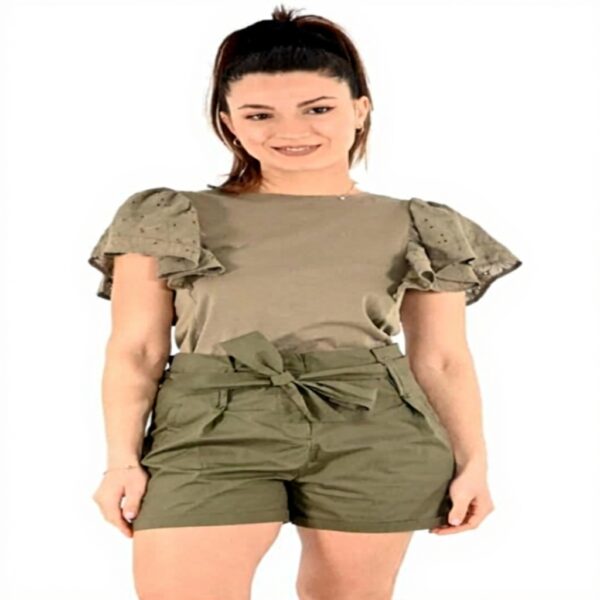 T-shirt donna Molly Bracken beige EF1541CE comoda elegante