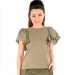 T-shirt donna Molly Bracken beige EF1541CE comoda elegante