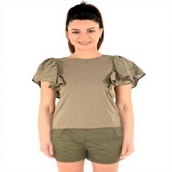T-shirt donna Molly Bracken beige EF1541CE comoda elegante