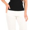 T-shirt Donna Molly Bracken Nero LA1731DP Collo Comodo-3