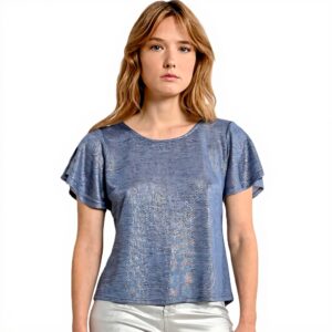 T-Shirt Donna Molly Bracken Blu Denim P1677DE