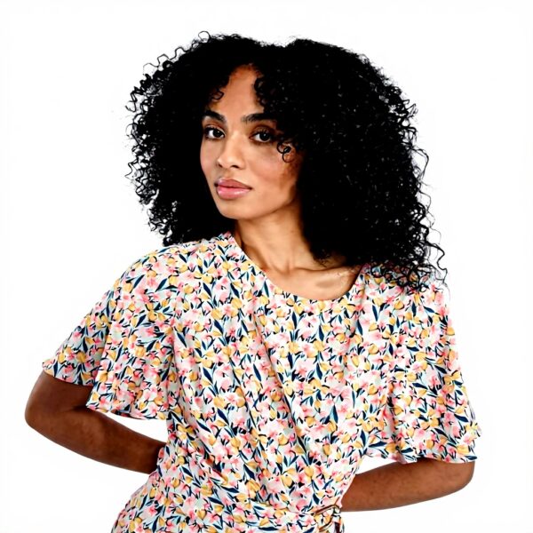 Tutina Molly Bracken stampata con cintura donna monopezzo