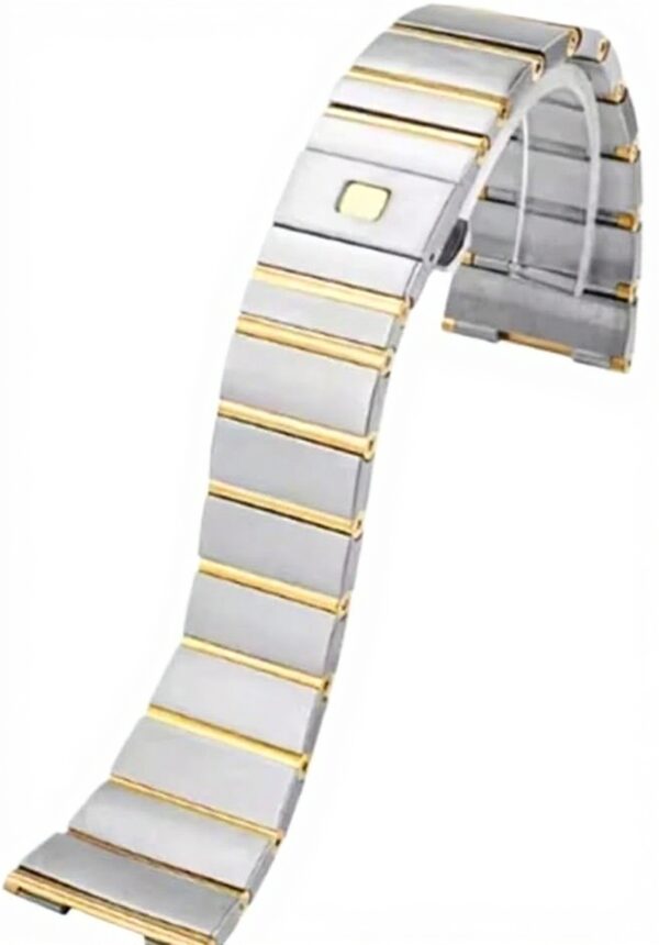 Cinturino Omega Double Eagle acciaio massiccio uomini donne