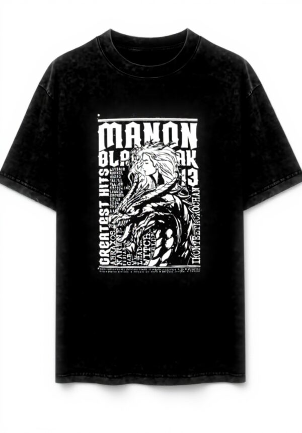 Men's Fashion Antique Wash Shirt Manon Blackbeak Throne of